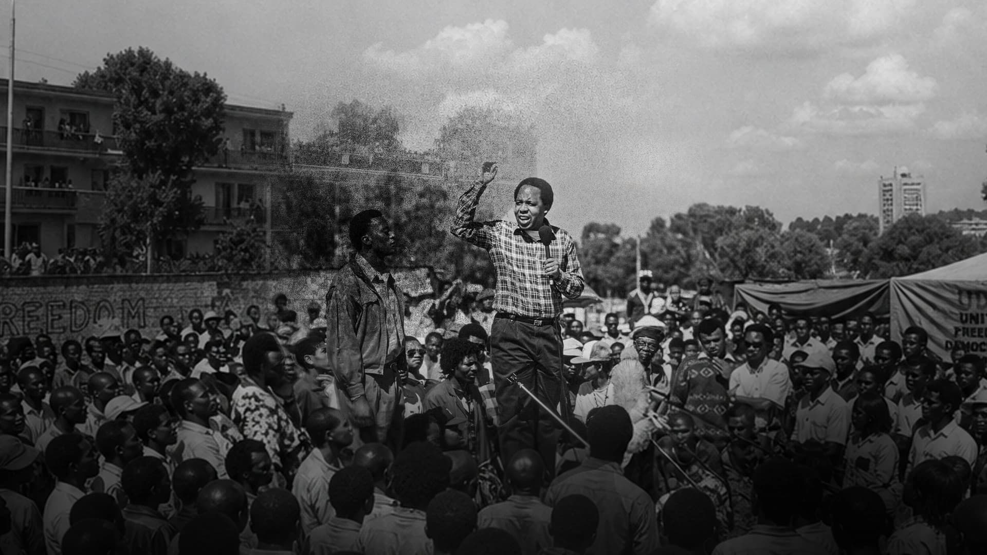 Chris Hani addressing a crowd